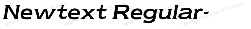 Newtext Regular字体转换